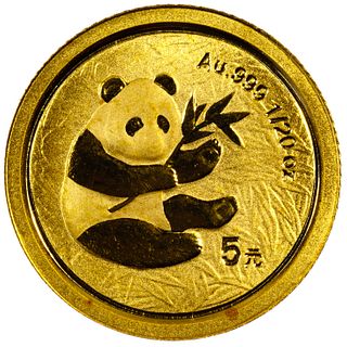 China: 2000 1/20 Oz. Gold Panda