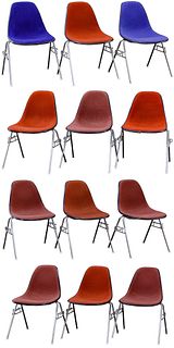 Charles and Ray Eames for Herman Miller Stacking Chair Collection