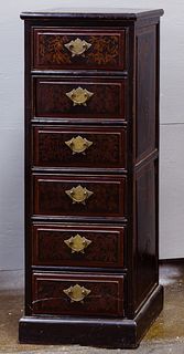 Asian Style Black and Red Cabinet