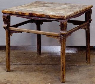 Asian Style Carved Wood Table