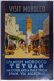Mariano Bertuchi Nieto (Spanish, 1884-1955) Travel Poster