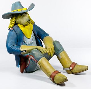 Robert Brubaker (American, b.1952) 'Yellow Hair' Sculpture of George Custer