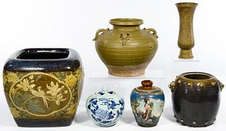 Asian Style Jar and Vase Assortment
