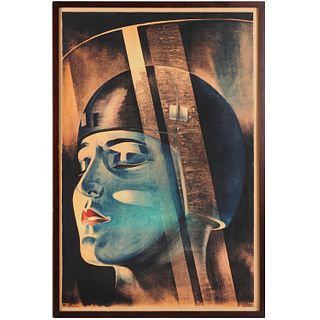 Klebrand, vintage Metropolis movie poster