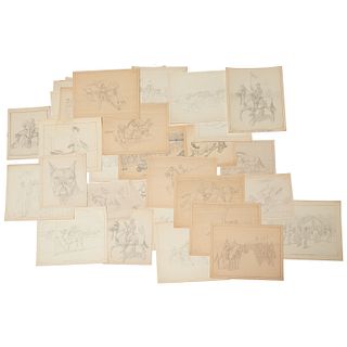 Arnold Plancher, (44) original drawings