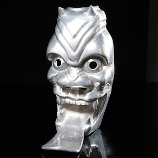 Arthur Court aluminum Noh mask