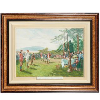 Henry Sandham, Canadian Club Whiskey lithograph