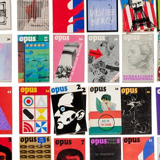 (38) Issues Opus International Magazine, 1967-1982