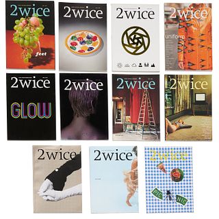 (11) Issues 2wice Magazine incl. vol 1, #1 Feet