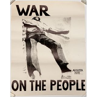 Protest poster, "War on the People", 1970