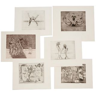 Vladimir Yankilevsky, (6) etchings