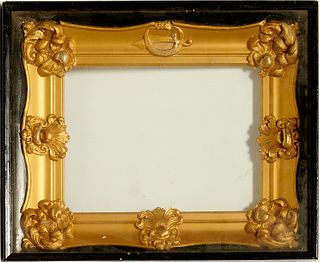 Antique Shriner gilt picture frame