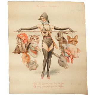 Cheri Herouard, original harlequin illustration