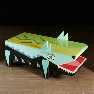 Pop Art canine coffee table