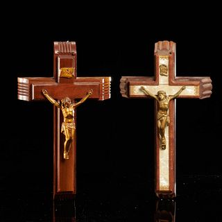 Pair of Last Rites crucifixes