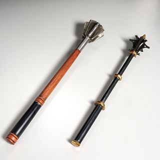 (2) Medieval style maces