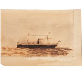 American Folk School, steamship drawing