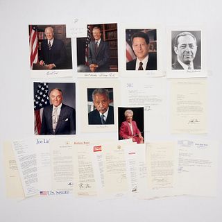 Large collection political autographs
