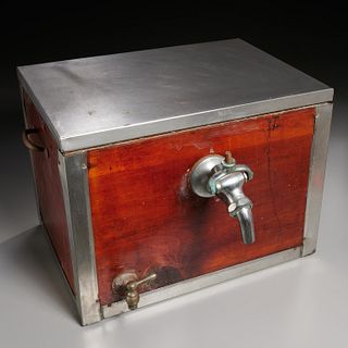 Vintage ice-cooled beer dispenser