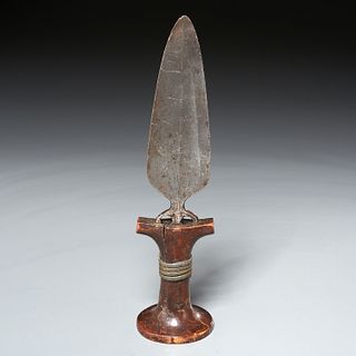 Kuba Peoples, Ikula ceremonial knife, ex-museum