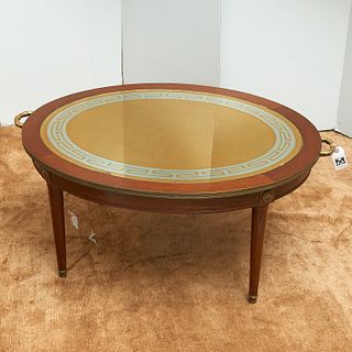 Nice Neo-Classical style eglomise top coffee table