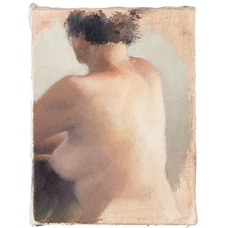 American School, artist's study of a nude