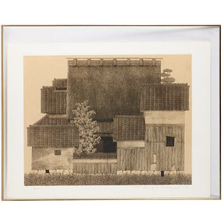 Tanaka Ryohei, etching