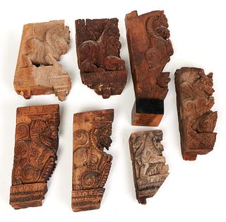 Southeast Asian carved architectural elements