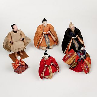 (6) Japanese Hina figures