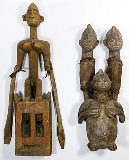 African Carving and Mask