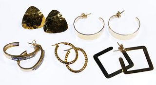 14k Gold Pierced Earring Assortment