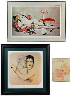 Alberto Vargas (American, 1896-1982) Lithographs