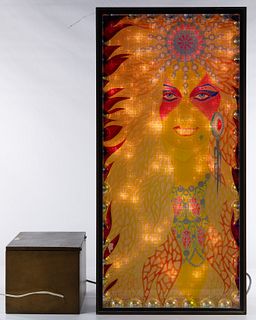 Dale Mills (American, 20th Century) 'The Fortune Teller' Kinetic Sculpture