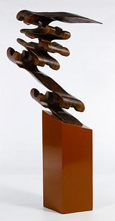 Jerry K. Deasy (American, 20th Century) Wood Sculpture