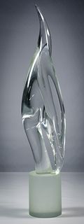 Livio Seguso (Italian, b.1930) Abstract Glass Sculpture