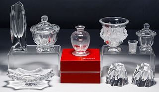 Lalique Crystal and Baccarat Crystal Assortment