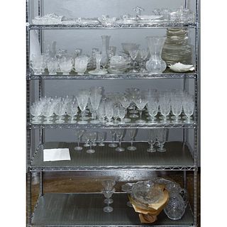 Viking 'Prelude' Etched Glassware Assortment