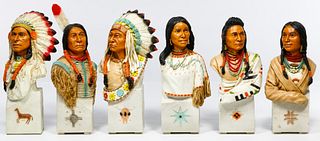 Castagna Native American Cast Resin Figurine Assortment