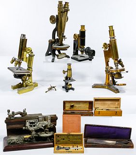 Microscope and Microtome Assortment