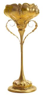 Art Nouveau Gilt Bronze Chalice