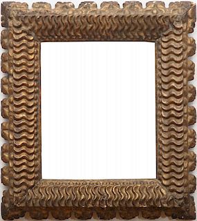 SOUTHERN ITALIAN GILTWOOD PICTURE FRAME