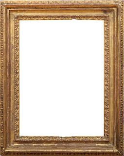 ITALIAN BAROQUE GILTWOOD PICTURE FRAME