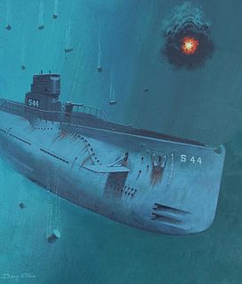Dean Ellis (1920 - 2009) "S-Class - S44 Submarine"
