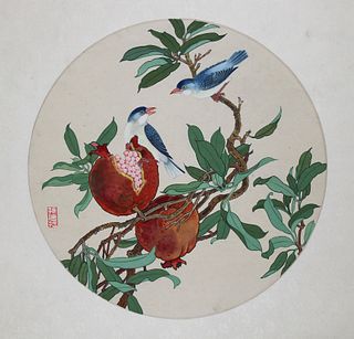 Sun Chuanzhe (Chinese, B. 1915) "Sparrows"