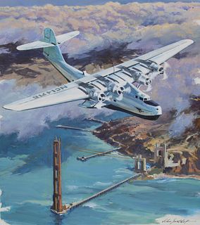John Swatsley (B. 1937) "China Clipper Seaplane"
