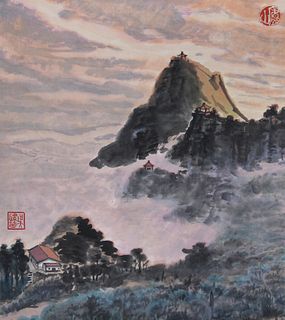 Wu Jiankun (B. 1938) "Sunshine Peak"