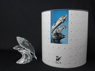 Swarovski Collector's Society "Whales" Figure