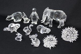 (11) Swarovski Crystal Animal Figurines