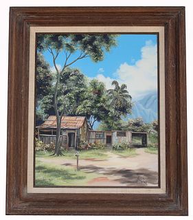 James Rack, Hawaiian Landscape with House