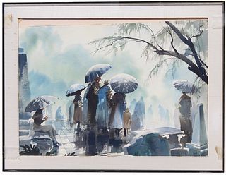 John Pike  (1911 - 1979) Watercolor
